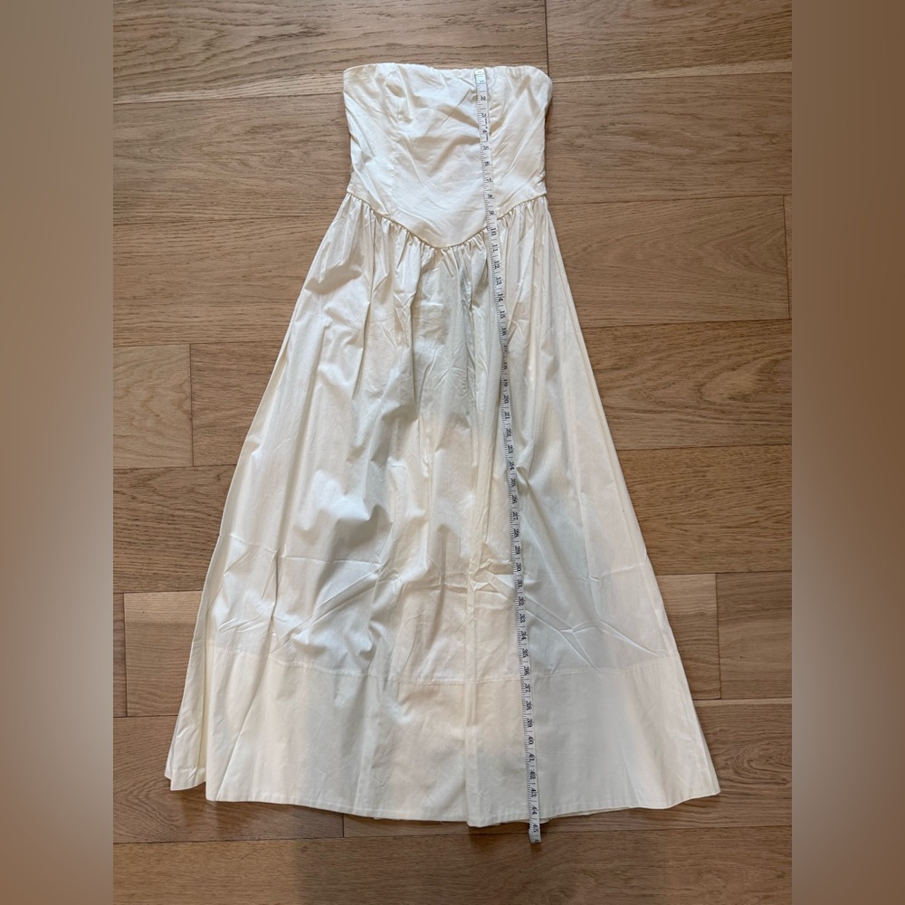 WeWoreWhat Strapless White Midi Dress - Picture 10 of 11